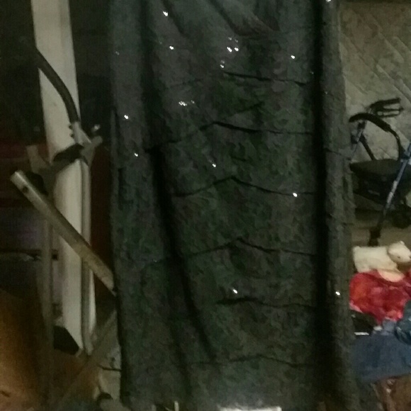 Black Lace Dress Size 16 - Picture 3 of 3